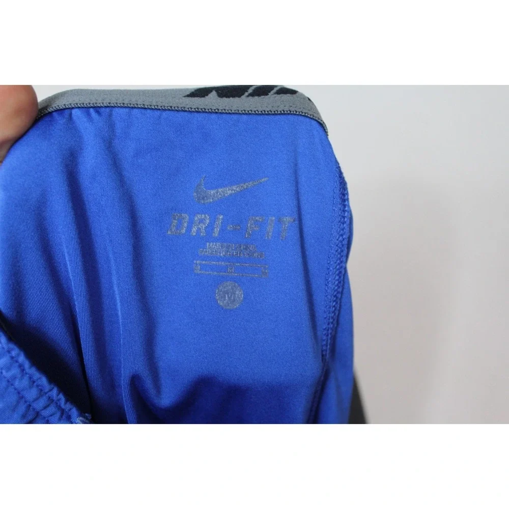 Nike Men Blue Shorts Gym Running Active Casual Dri Fit Size Medium